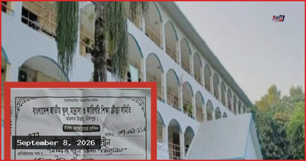 মতলব উত্তরে ক্রীড়া প্রতিযোগিতার নামে স্কুল থেকে চাঁদা আদায়ের অভিযোগ