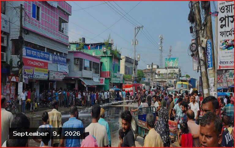 বিরামপুরে ট্রাকচাপায় মা ও ১১ মাস বয়সী মেয়ের মৃত্যু