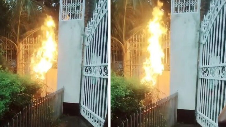জ্বালানিমন্ত্রীর সিরাজগঞ্জের বাসায় বজ্রপাতে আগুন