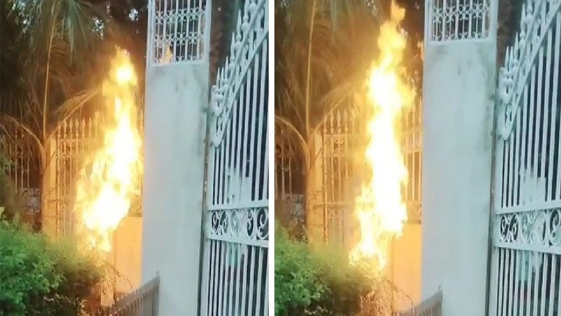 জ্বালানিমন্ত্রীর সিরাজগঞ্জের বাসায় বজ্রপাতে আগুন