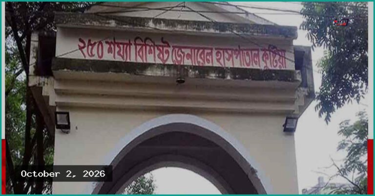 কুষ্টিয়ায় ডেঙ্গু আক্রান্ত ৩২৬, সুস্থ হয়ে বাড়ি ফিরলেন ২১৪ জন