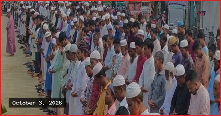 ময়মনসিংহে সড়ক দুর্ঘটনায় নিহত ৭ জনের জামালপুরে শেষ বিদায়