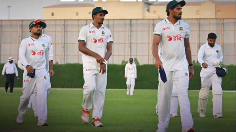 দুবাইয়ে প্রস্তুতি ম্যাচে ব্যাটিং বিপর্যয়ে বড় সংগ্রহ পেল না বাংলাদেশ