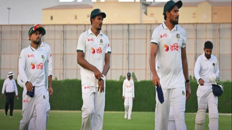 দুবাইয়ে প্রস্তুতি ম্যাচে ব্যাটিং বিপর্যয়ে বড় সংগ্রহ পেল না বাংলাদেশ