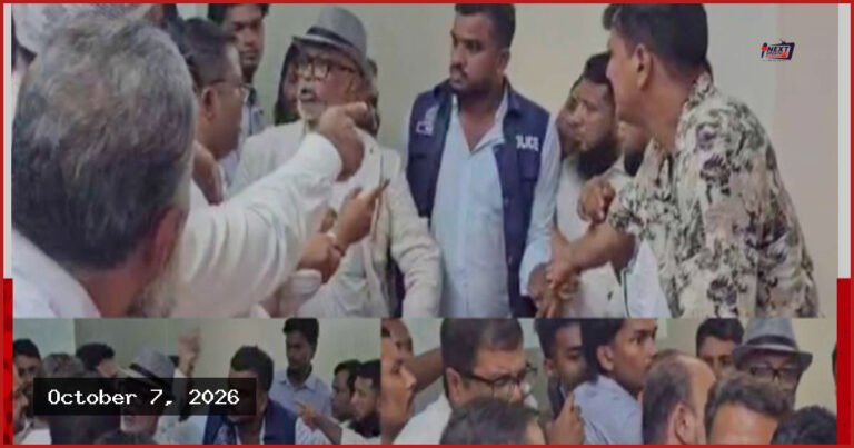 নারায়ণগঞ্জ আইনজীবী সমিতির ভেতরে দুই পক্ষের হাতাহাতি ও লাঞ্ছনা