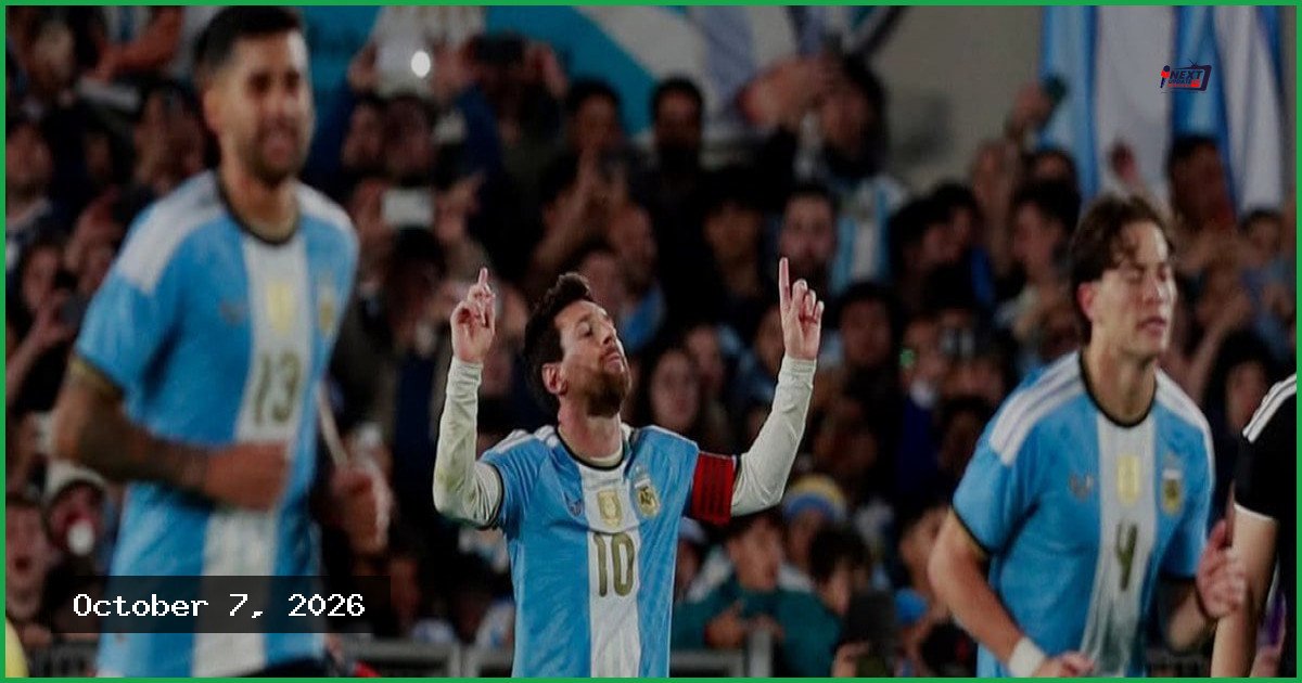 বিদায়ী ম্যাচে গোল ও অ্যাসিস্টে আর্জেন্টিনাকে জেতালেন মেসি
