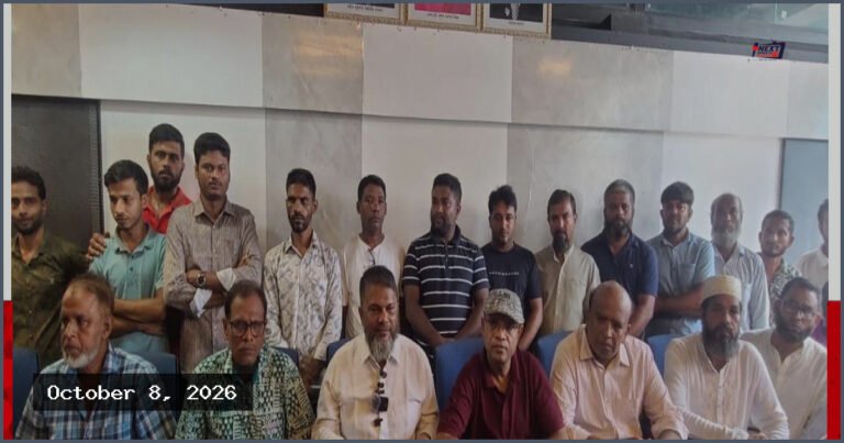 নেছারাবাদে অপপ্রচারের প্রতিবাদে বিএনপি নেতার সংবাদ সম্মেলন