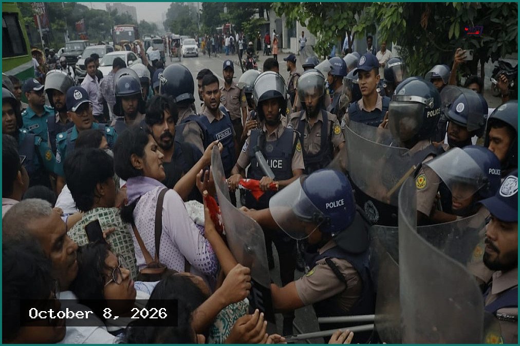 ডিপি ওয়ার্ল্ডের সাথে চুক্তি: প্রতিবাদী কর্মসূচিতে পুলিশের লাঠিপেটা