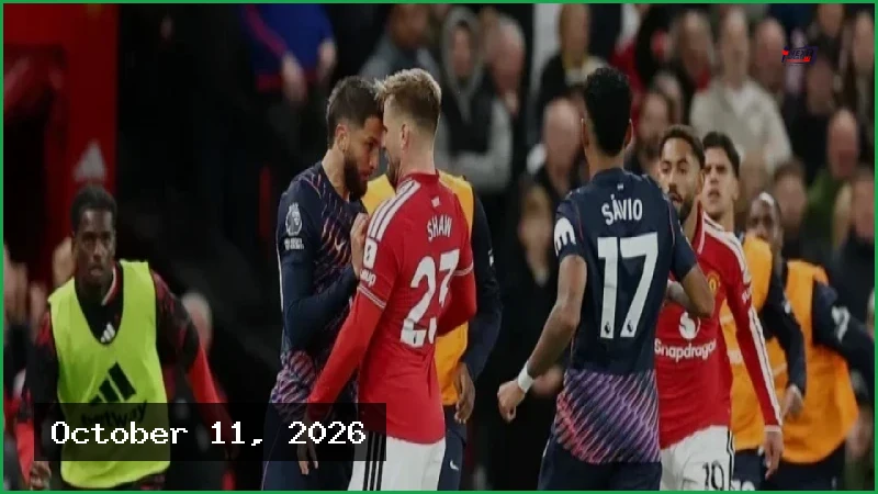 দশ জনের টটেনহ্যামের নাটকীয় ড্র ম্যানচেস্টার ইউনাইটেডের মাঠে