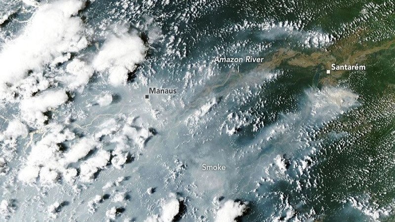 এল নিনোর প্রভাবে আমাজনে ভয়াবহ দাবানল, বিপর্যস্ত জনজীবন
