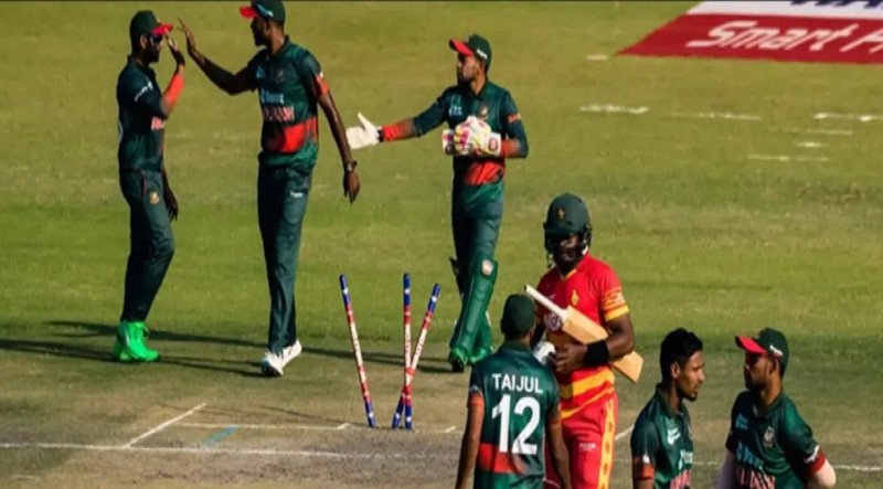 ত্রিদেশীয় সিরিজে জিম্বাবুয়ের কাছে ৯৯ রানে হারল বাংলাদেশ