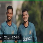 তাসকিন-শরিফুলের র‍্যাঙ্কিংয়ে উন্নতি, আফগান ব্যাটারও এগিয়ে