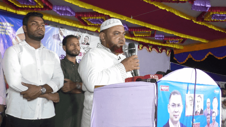 ভোলা সদর ইউপি নির্বাচন: ভেদুরিয়ায় চেয়ারম্যান প্রার্থী জাকিরের নির্বাচনী তৎপরতা