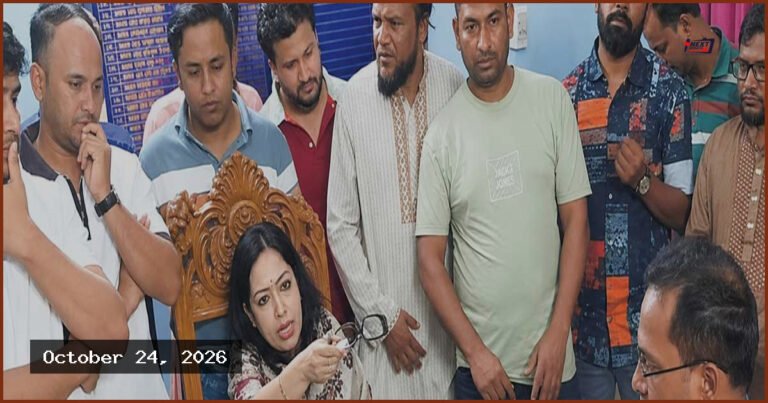সরাইল ওসির সঙ্গে উত্তপ্ত বাক্যবিনিময়, ১০ হাজার লোক নিয়ে চলার ঘোষণা রুমিনের