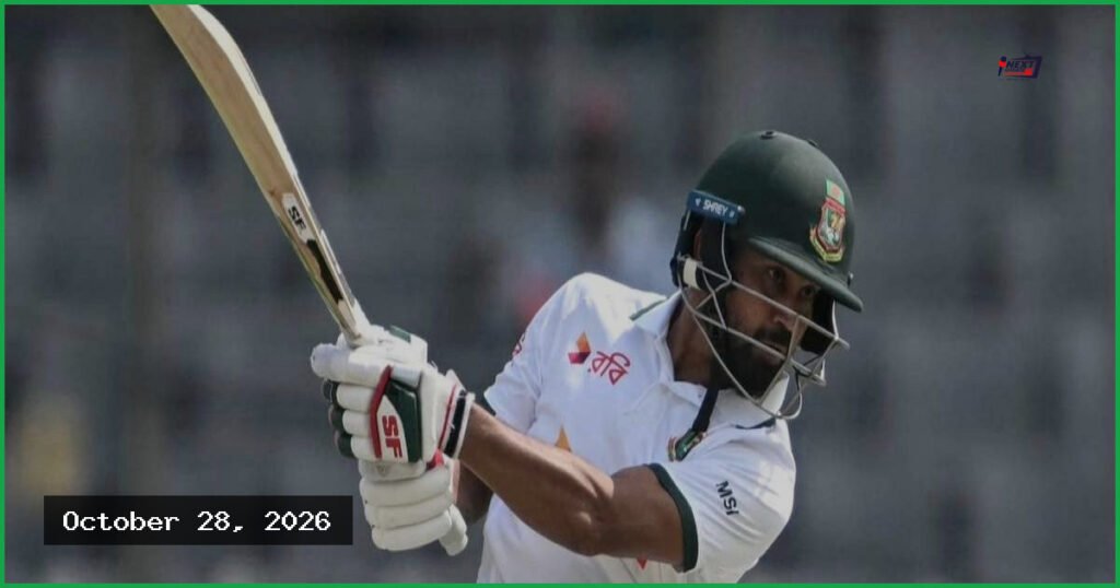 ঢাকা টেস্টের প্রথম দিনে সেঞ্চুরির অপেক্ষায় সাদমান