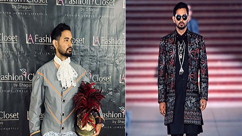 লস অ্যাঞ্জেলেস ফ্যাশন উইকের রানওয়েতে বাংলাদেশের রাকিব হাসান