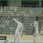 নাঈমের স্পিন জাদুতে ২৪৫ রানে থামল ওয়েস্ট ইন্ডিজ
